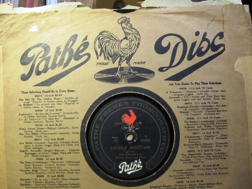 1910 George ACKROYD TRIO FLUTE London Braga ANGEL'S SERENADE/ Loves PATHE 30301 - Picture 4 of 4