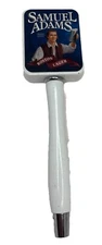 SAM ADAMS BOSTON LAGER BEER TAP HANDLE Samuel Adams 11 Inches White Bar