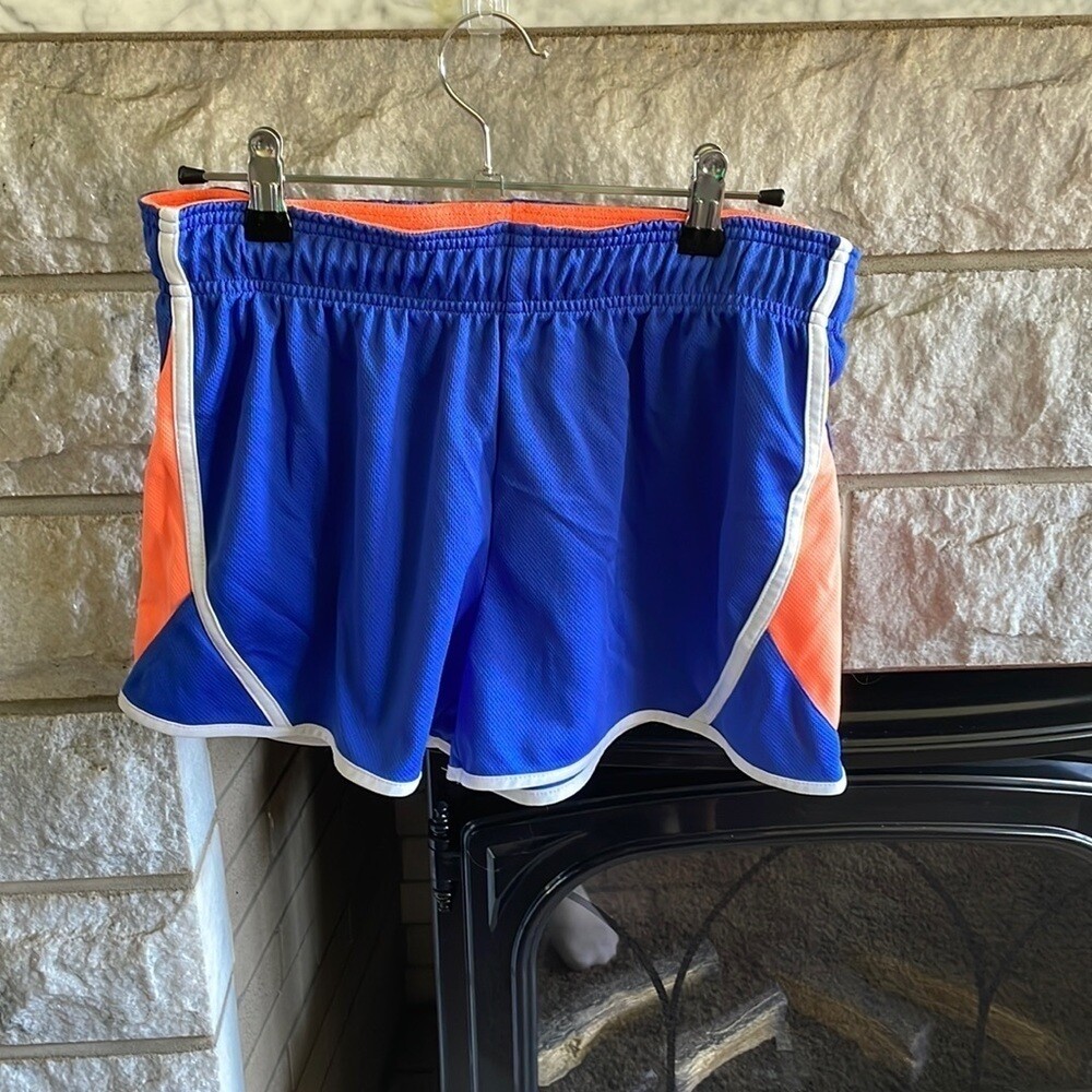 Pantaloncini da corsa Fila blu arancione taglia media