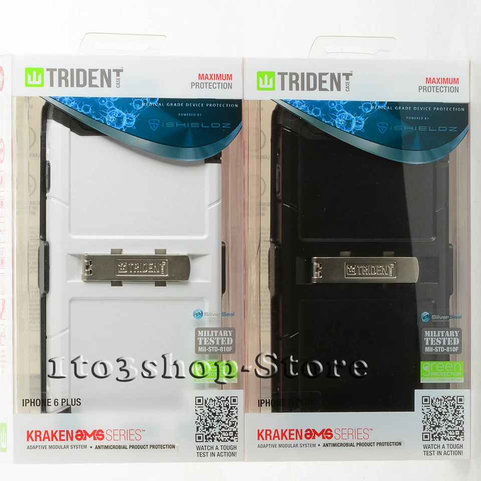 Funda rígida Trident Kraken AMS iPhone 6 Plus y iPhone 6s Plus con funda clip para cinturón Foto 2 de 4