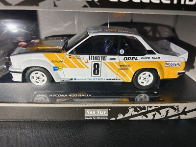 1/18 SunStar - 1980 OPEL ASCONA 400 - OPEL EURO TEAM #8 - MONTE
