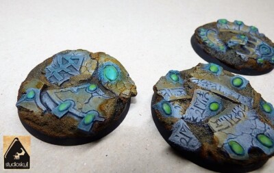 Base Rotonda In Resina Da 100 Mm Terreno Scenario Caos Terra Dei Titani (A) - Italia - Foto 12