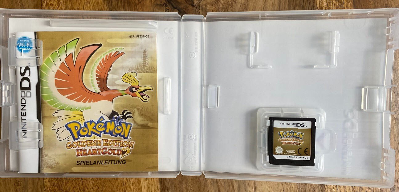 Pokémon Goldene Edition HeartGold Nintendo DS 3DS Gebraucht in OVP