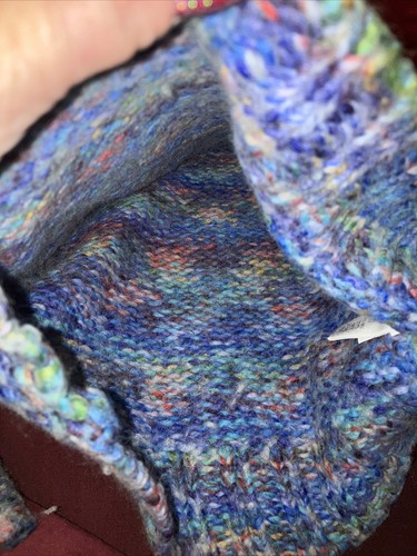 Girl’s Kohl’s SO, So Real, So Right Medium Blue Soft Wool Crochet Sweater - Picture 9 of 21