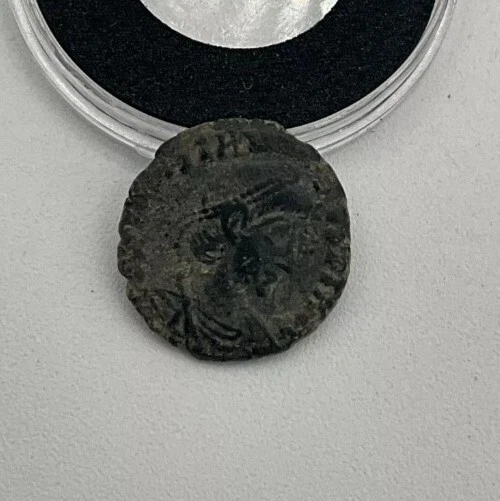 Ancient🪙 27 BC — 476 AD Imperial Ancient Roman Copper Coin Artifact A1 - Image 4 of 4