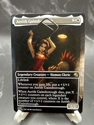 Aerith Gainsborough Borderless Chairith Altered Art Custom Playtest Card | eBay Aerith Gainsborough Borderless Chairith Altered Art Custom Playtest Card | eBay