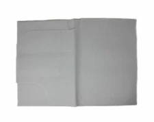 TIDI 910420 Patient White Exam Gown 30" X 42" - 50CT