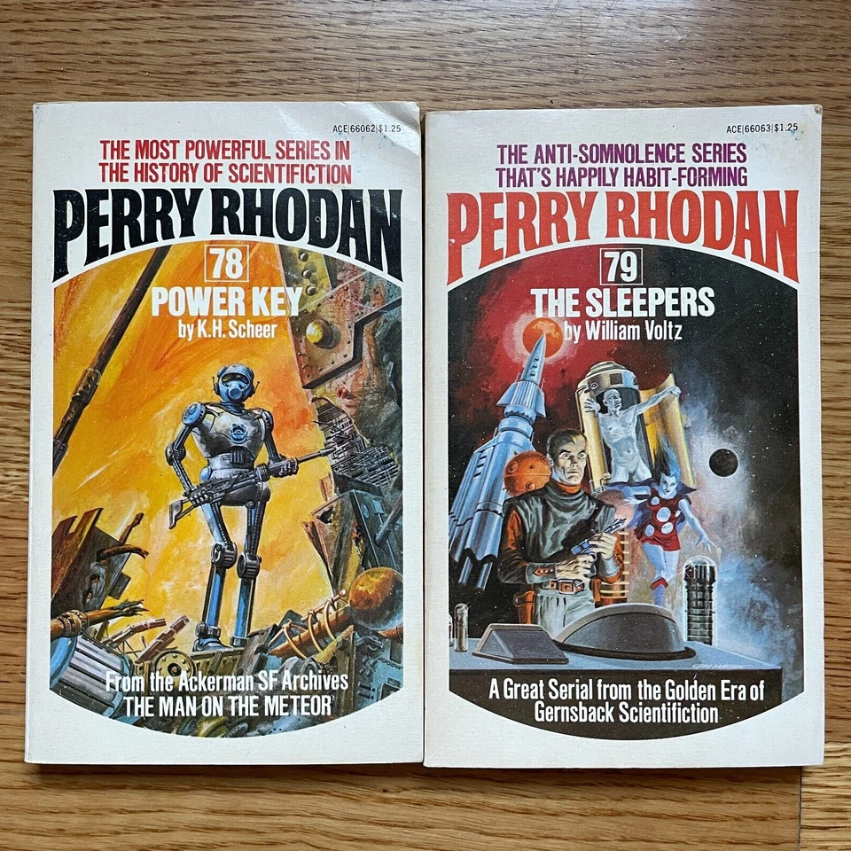 11X PERRY RHODAN Ace Volume 74 77 78 79 85 88 89 92 104 105 108 ***Very Good 1st - Image 4 of 4