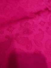 tessuto cotone stretch, Colore fucsia, H 145cm, Prezzo al metro, Designer stoffe