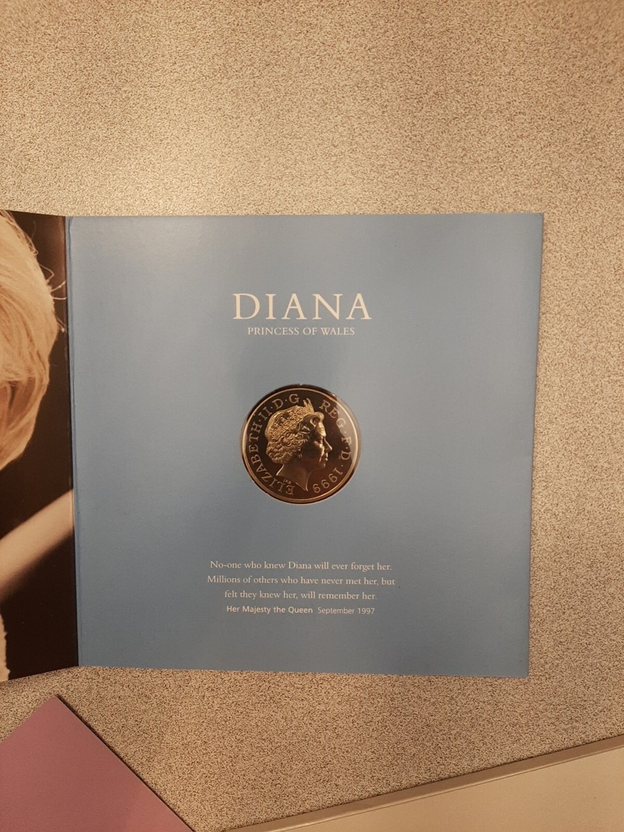 Diana Princess of Wales 1999 United Kingdom Royal Mint Memorial