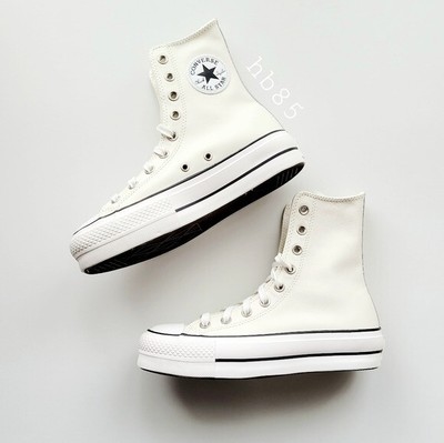 Converse CTAS Lift X-Hi Egret/White/Black 569720C Women's 6 | eBay