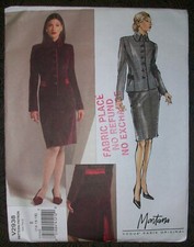 VOGUE Vintage 2006 Paris Original Pattern 2938 Claude Montana Jacket Skirt 14-18