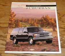 Original 1999 Chevrolet Suburban Sales Brochure 198 Chevy Ls Lt