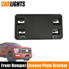 Fit For 2015-17 Ford F150 1X Bumper License Plate Mounting Bracket Holder Cover 