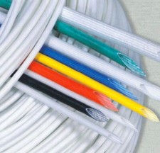  1 25mm 200 C HIGH TEMP Silicone FiberGlass Sleeving Wire Cable Insulating Tube