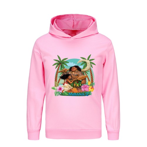 Kids Boys Girls Moana Maui Cosplay Casual Hoodie Jumper Long Sleeve Pullover Top - Picture 5 of 51