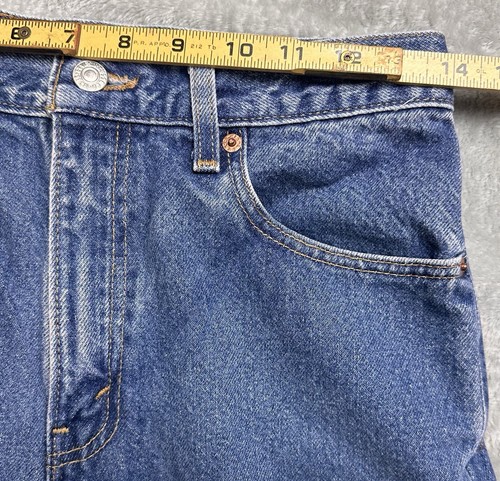 Jeans uomo denim vintage LEVI STRAUSS 505 taglia 29x30 regolare dritto - Foto 6 di 8