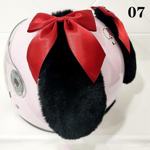 Motorcycle Helmet Cartoon Rabbit Ear Universal Removable Accessories New - Picture 27 of 50