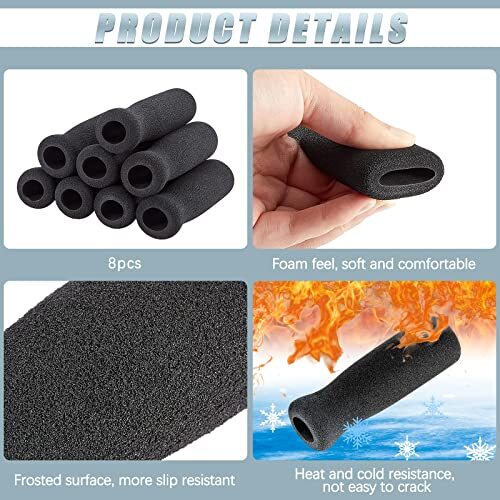 4Pcs Heavy Duty Foam Cane Handle Grip Replacement - Picture 7 of 8