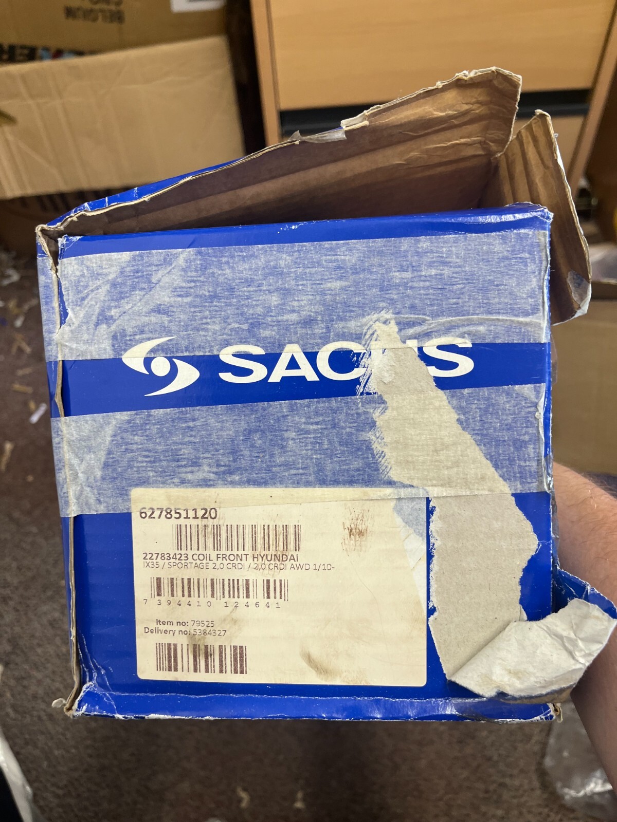 SACHS FRONT COIL SPRING FITS KIA HYUNDAI SPORTAGE MK3 IX35 2010ON 2