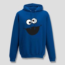 Hoodie Krümelmonster ohne Kekse Karneval Fasching Sesamstraße Kids Men 116 - 5XL