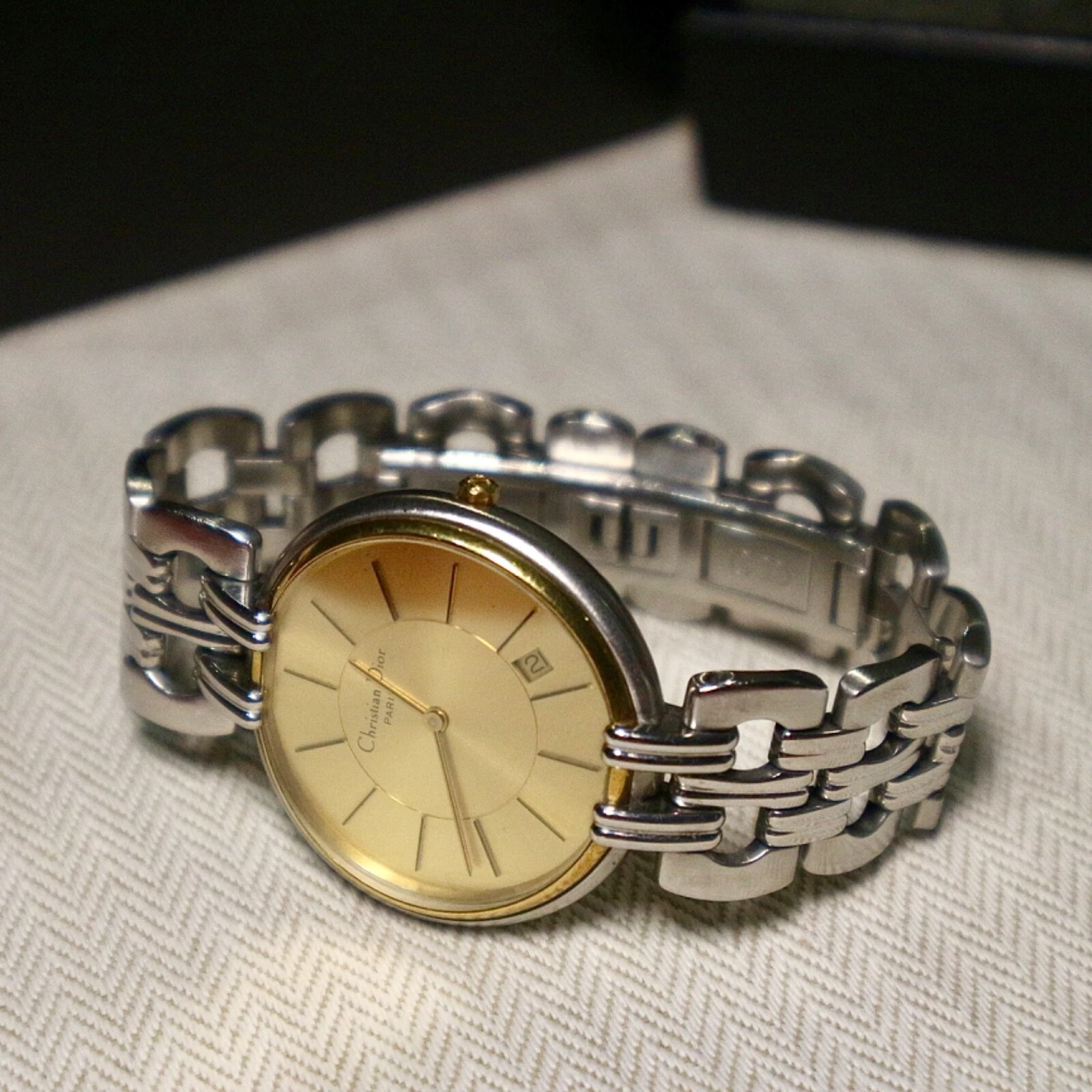 Montre à quartz Christian Dior Bagheera SS D65 110