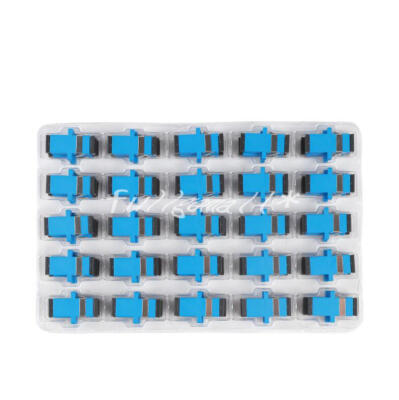 200x SC-SC Coupler Fiber Optic Connector Adapter SC UPC SM Flange Simplex