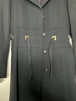 FENDI / L/FENDI JEANS/コート/40/ポリエステル/BLK/27558121// Fendi jeans Black Coat Size 40 | eBay