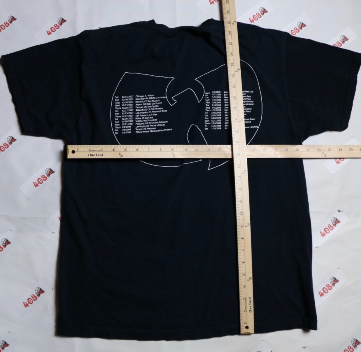 00s wu-tang clan tシャツ ブラック 2007 hiphop m Wu Tang Runs Hip Hop Shirt Men's Large Black 2007 A11 | eBay