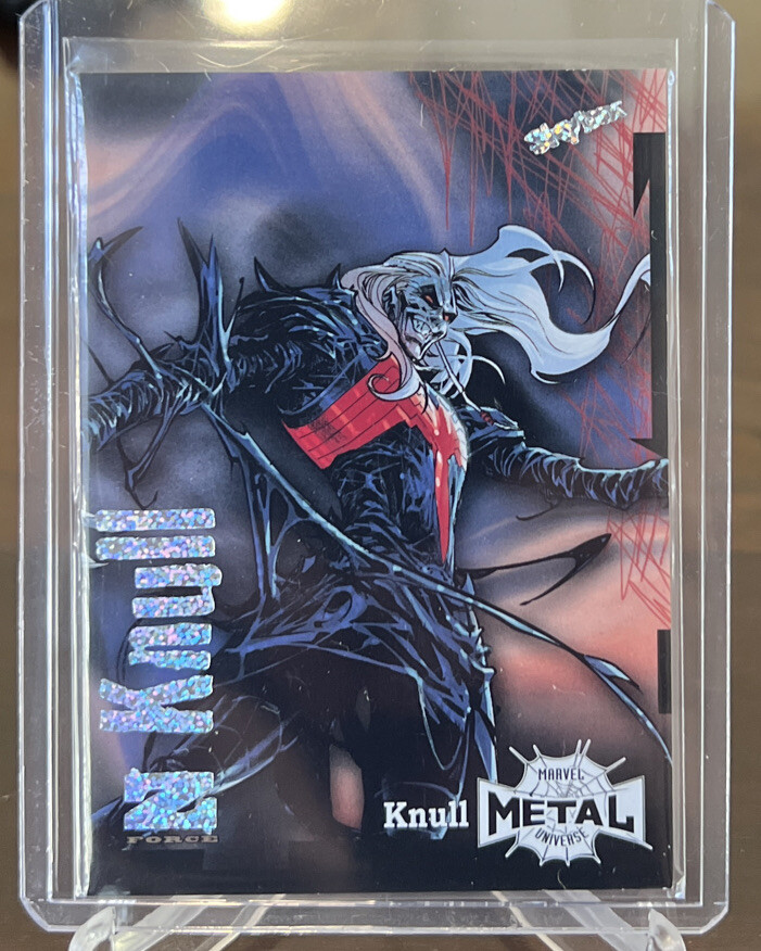 2021 UD Marvel Metal Universe Spider-Man #Z-16 KNULL  Z Force Rave 008/100