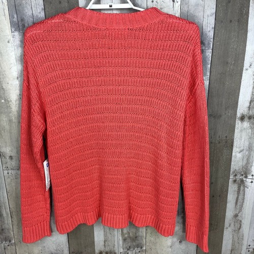 Maglione pullover Treasure & Bond donna taglia 1X punto punta corallo NUOVO - Foto 5 di 10