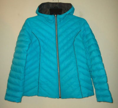 NAUTICA Unisex Blue Puffer Jacket Double Sided 80 % Down RN#94468