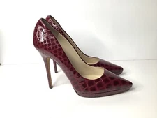 Jimmy Choo Croc Burgundy heels 40.5