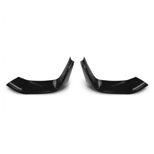 2 PIEZAS FIBRA CARBONO PARACHOQUES DELANTERO SEPARADOR LABIO PARA BMW F80 M3 F82 F83 M4 2015-2019 - Imagen 4 de 7