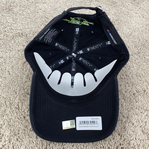 Kyle Busch #18 New Era Nascar Hat Enzyme Washed 9TWENTY Black Adjustable Cap NWT - Picture 6 of 8