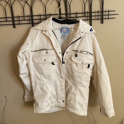 Cold As Ice Stealth Outerwear Built For Women Size S White Snowflake Puffer Vest