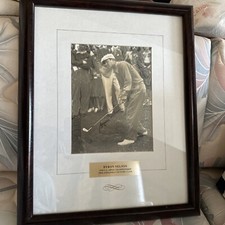 Us Open 1939 Picture Signed By Byron Nelson Nicely Framed