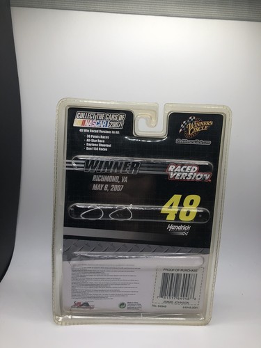 2007 Jimmie Johnson Richmond SPRING Race Win Lowes 1:64 car WC Winner Circle - Picture 11 of 11