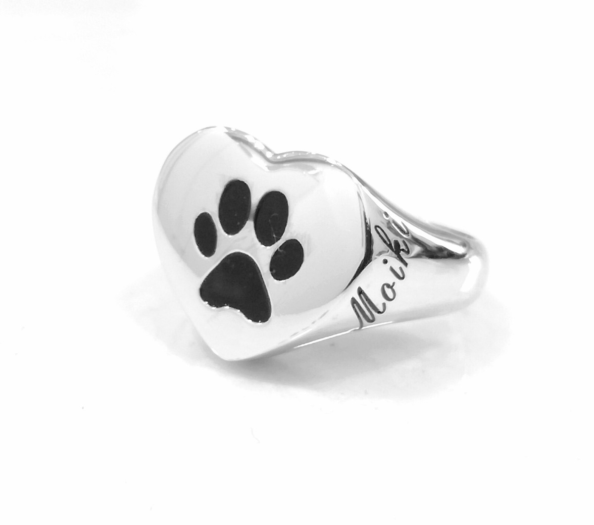 Cuore Con Zampa Di Gatto O Cane In Un Disegno Continuo A Una Linea Grafica Al Tratto Minimale - Foto 8