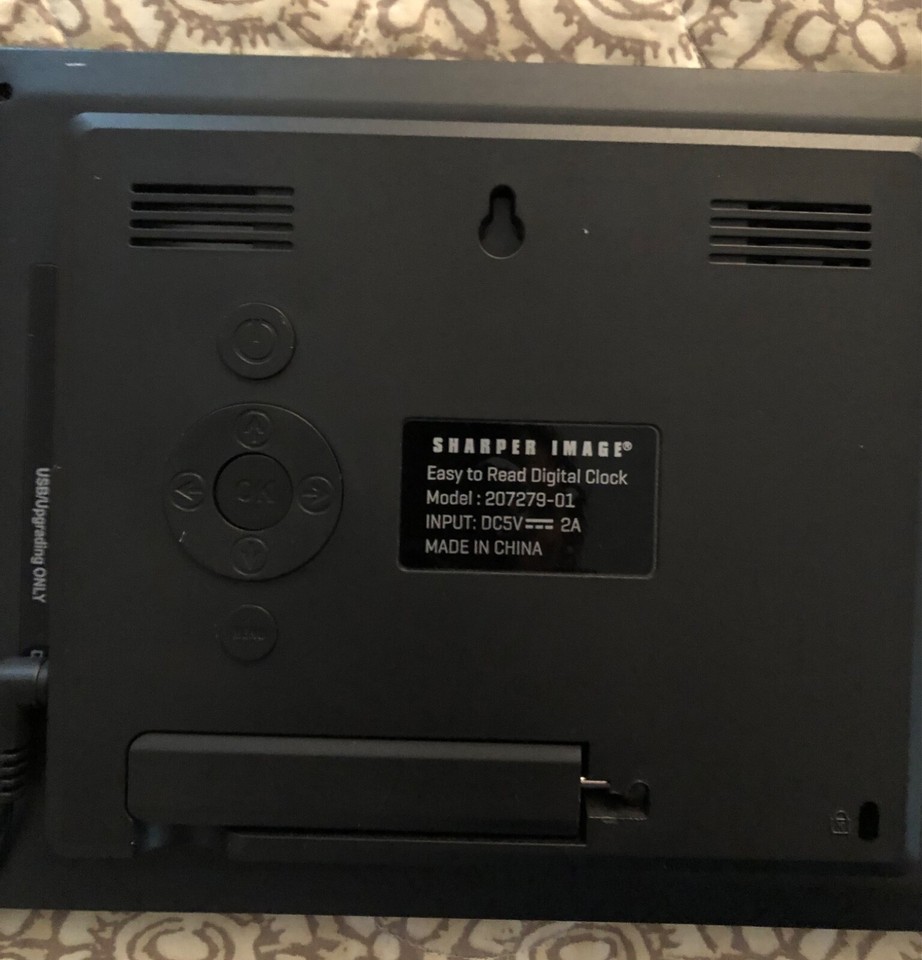 sharper-image-easy-to-read-digital-clock-model-207279-01-ebay