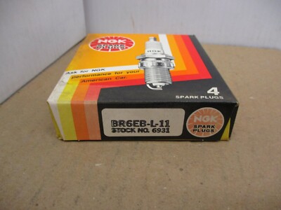 Spark Plug NGK BR6EB-L-11 Standard 6931 4 Pack