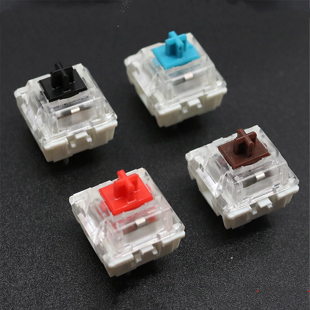 100pcs SMD 3pin Thin Pin Mechanical Keyboard Key Switches for CIY Sockets