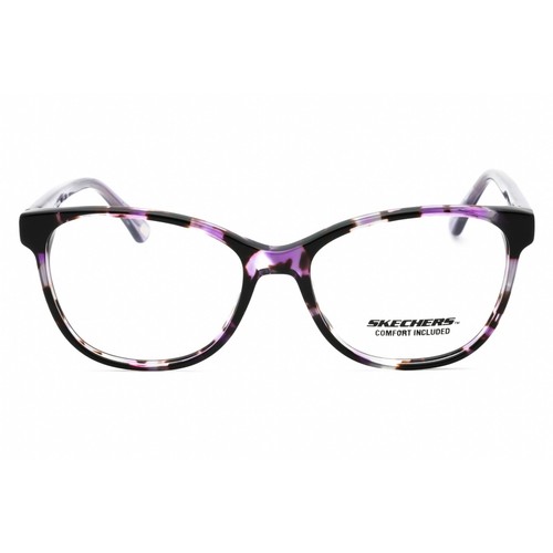 Skechers Women's Eyeglasses Coloured Havana Acetate Cat Eye Frame SE2211 055 - 第 2/2 張圖片