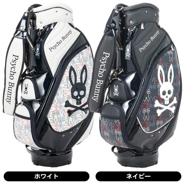 Psycho Bunny キャディバッグ&クラブヘッドカバー PSYCHO BUNNY Golf Men's Caddy Bag EXCLUSIVE 9 x 46 inch 4.3kg