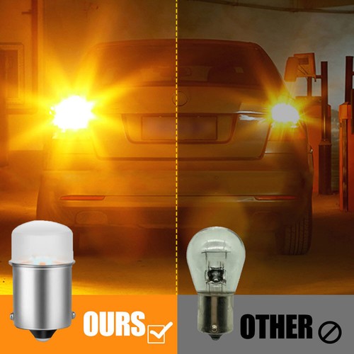 1156 BA15S LED 9smd Reverse Light Canbus Error Free Turn Signal Bulbs Accessory - Picture 4 of 18