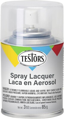 Testors Spray Lacquer 3oz Clear Matte Dullcote 1260T -  075611126005