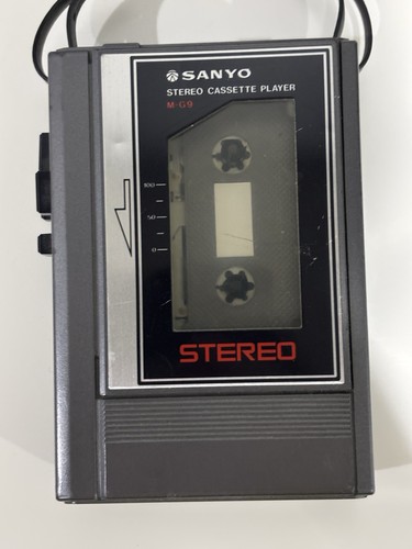 Reproductor de cassette Sanyo M-G9 para piezas o reparación - Imagen 2 de 9
