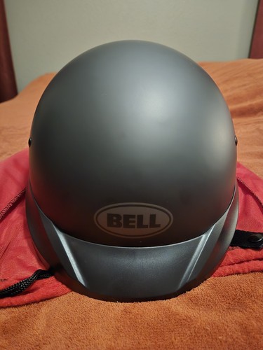Bell Pit Boss Motorcycle Half Helmet Matte Black Sz Large (58cm-60cm) NEW - Bild 2 von 6