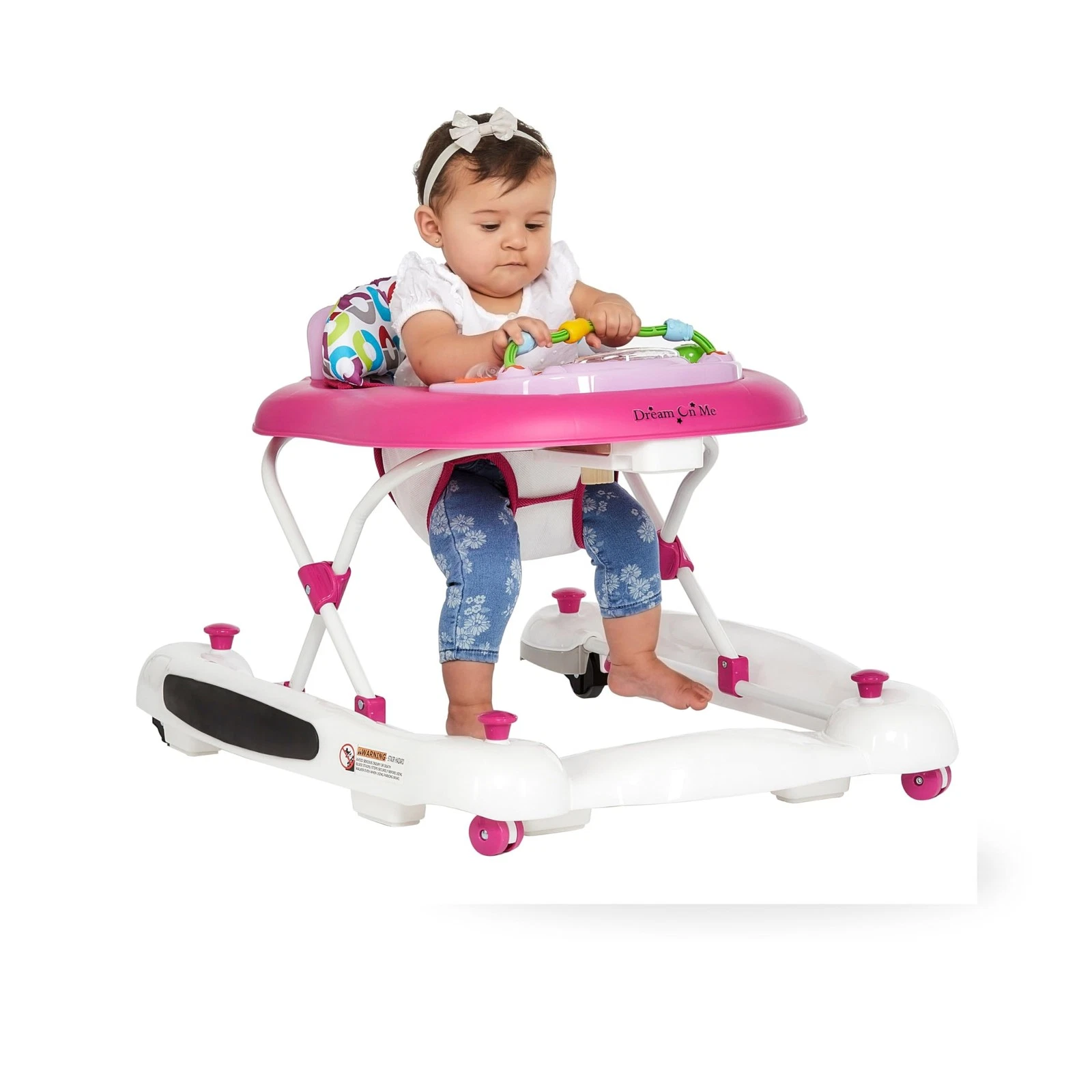 Go Getter Baby Walker With Toy Tray And Snack Tray Adjustable Height Pink
Opens in a new window or t