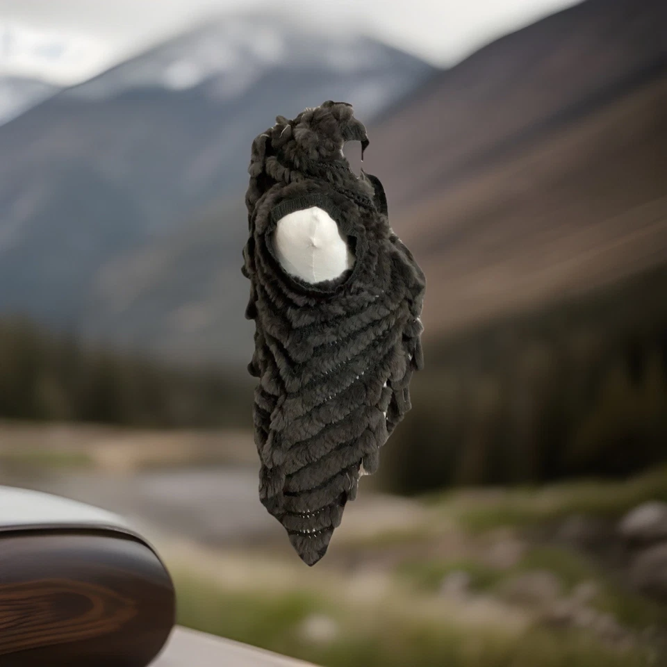 Ya Los Angeles 100% Rabbit Fur Hooded Vest - Size Small/Medium - Image 4 of 4